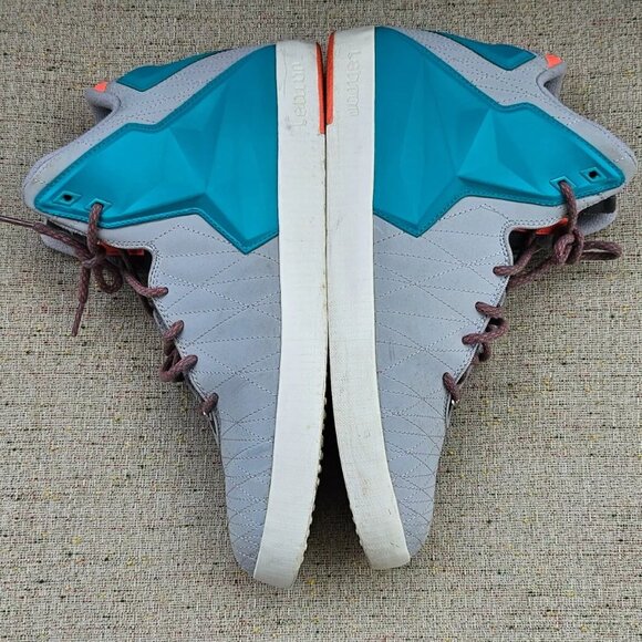 Nike Men Sneaker High Top Gray/Blue Shoes Lace Up Size 11US 45EU - Picture 6 of 12